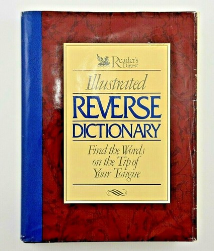 Reader's Digest Illustrated Reverse Dictionary, HC/DJ VG 9780895773524| eBay