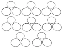 Set of 8 Piston Ring Set - Standard (92.00 mm, 1.75 - 2.5 - 4.0 mm) for Mercedes