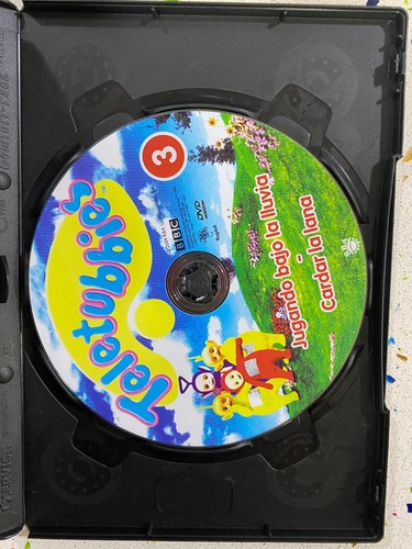 TELETUBBIES DVD 3 - JUGANDO BAJO LA LLUVIA + CARDAR LA LANA BBC - Imagen 2 de 3