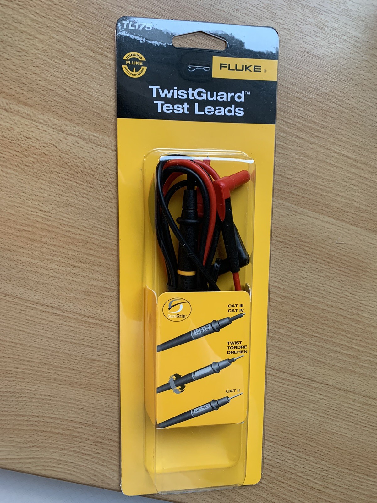 Genuine FLUKE TL175 TWISTGUARD Test Leads eBay
