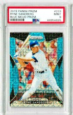 2019 Panini Prizm Ryne Sandberg Blue Mojo Prizm PSA 9