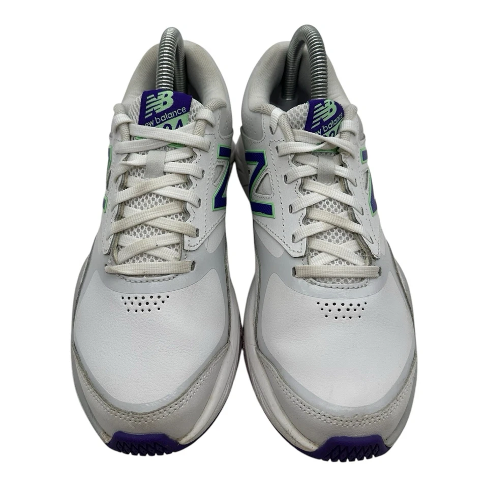 New Balance 824 Zapatos Para Mujer Talla 7.5 D Blanco Cuero Tenis Informales WX824WV1 Foto 4 de 4