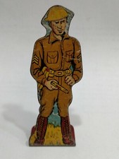 Vintage 1930s MAR - MARX Lithograph Tin Soldier Infantry Sergeant 10 Points