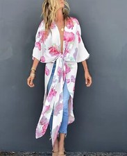 NEW XL Kimono Wrap Cover Up Floaty  Beautiful Boho NWT