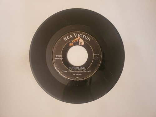 Poor Condition - The Browns - Heaven Fell Last Night / The Three Bells (Vinyl R - Picture 2 of 2