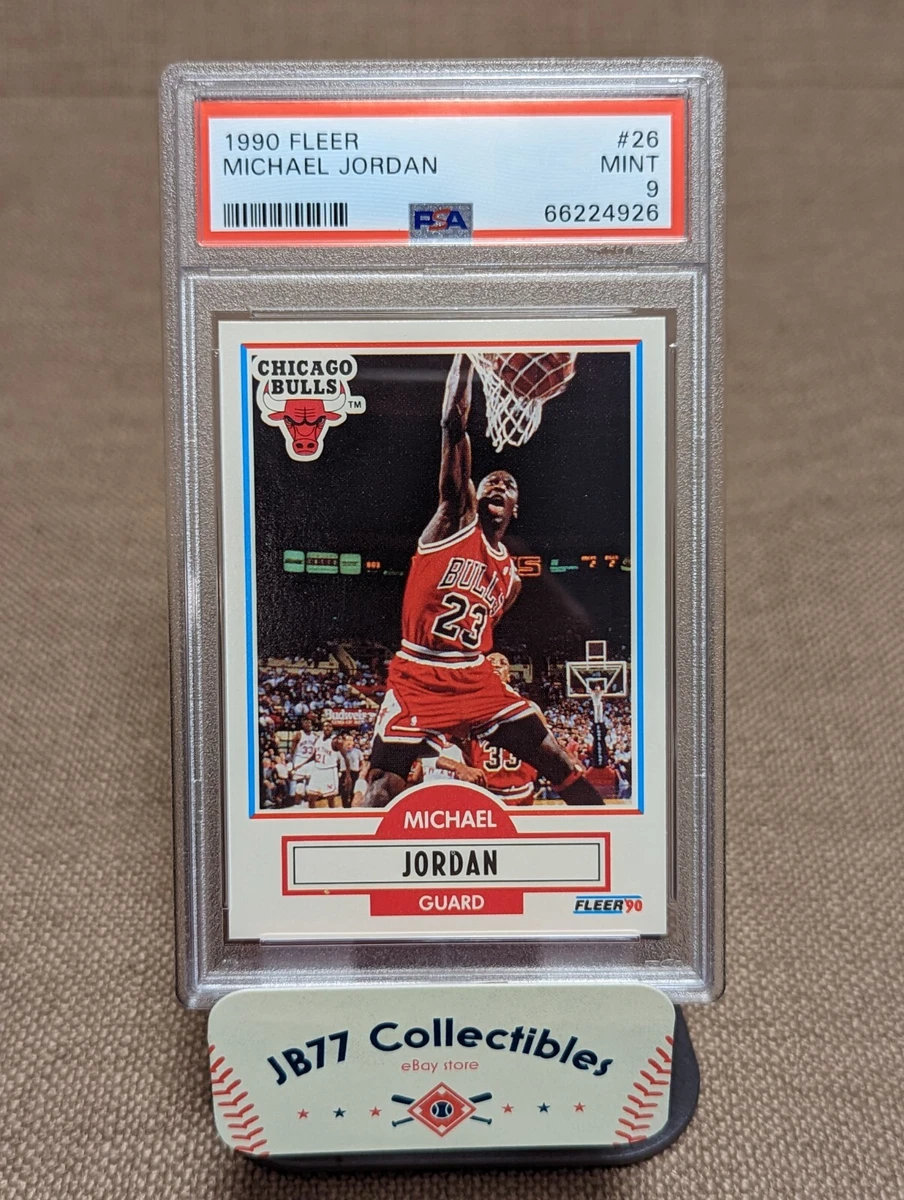 1990 fleer michael sales jordan card number 26