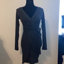 Lulus Knit Faux Wrap Dress XS