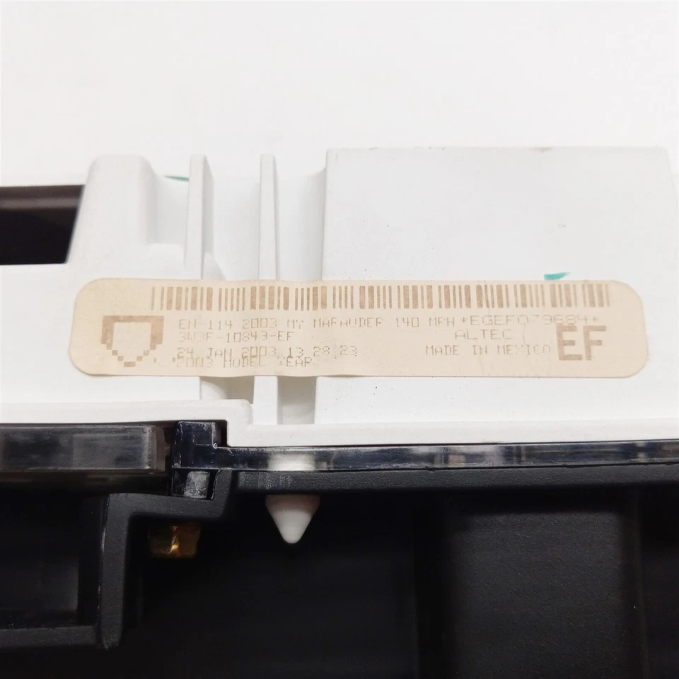 Cuadro de instrumentos Mercury Marauder P71 Panther 2003 medidor cápsula con soporte Foto 4 de 4