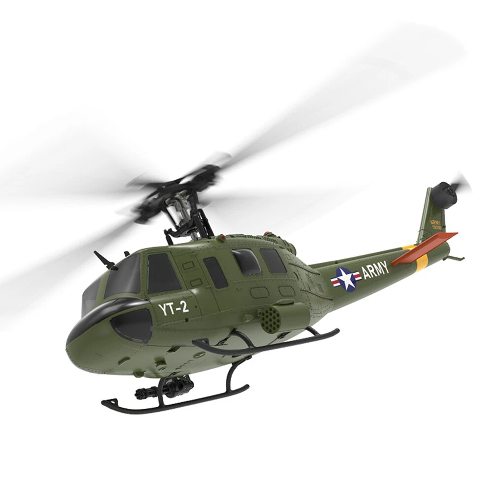 YUXIANG F07 UH-1 Huey Hubschrauber 2,4G 6ch Brushless Motor 6 Achsen Gyro 1/34 - Bild 4 von 4