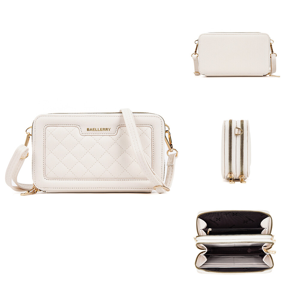 Cell Phone Crossbody Purse for Women Small Crossbody Bags Leather Wallet Handbag