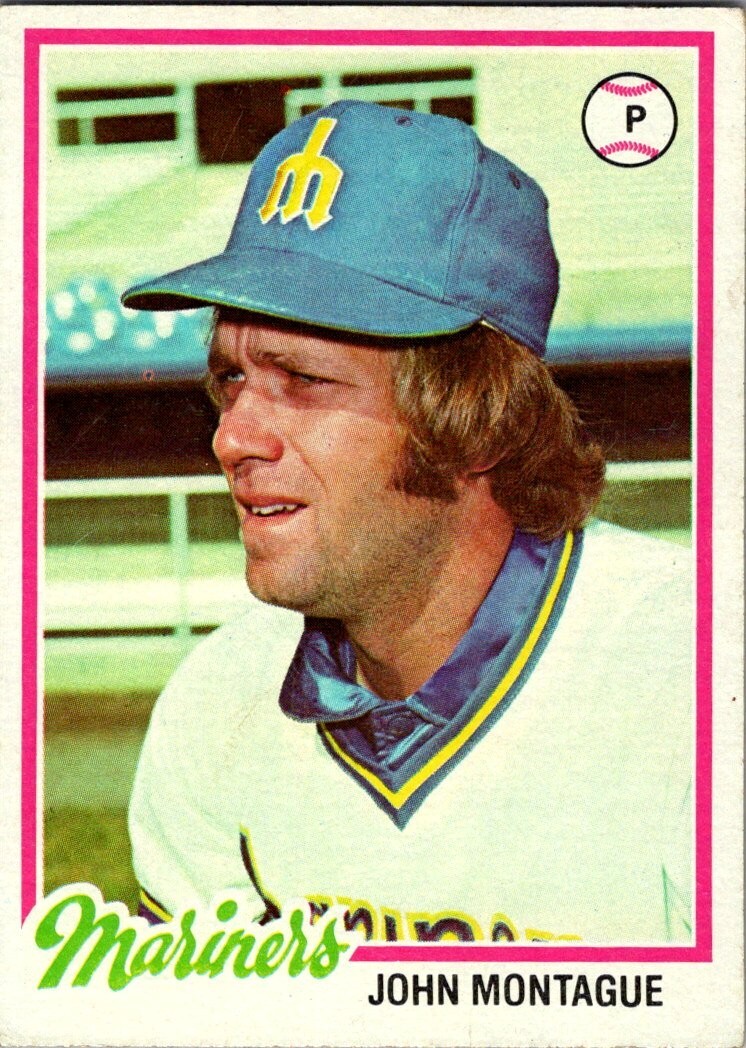 JOHN MONTAGUE 1978 TOPPS BASEBALL CARD SEATTLE MARINERS #117 | eBay