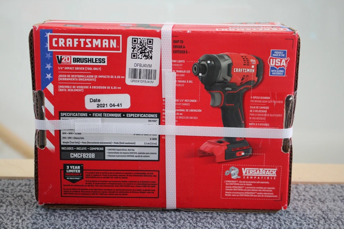 Craftsman CMCF820B 20V Cordless Brushless 1 4