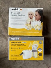 New Medela Pump In Style Double Electric Pump/ Breast MilkStorage Solution  