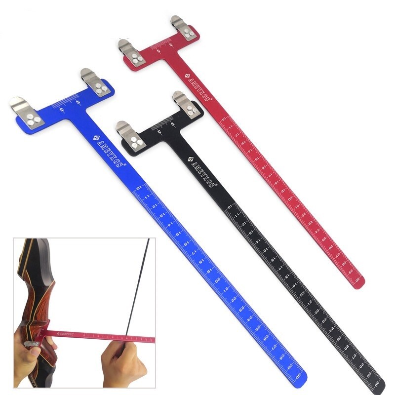 Règle en T tir à l'arc accessoire de mesure pour entraînement en club et parcours