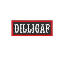 Custom  Embroidered Sew on Patch Motorcycle Biker Vest Tag Badge 4" x 1.5" (B)