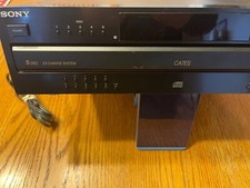 Sony CA7ES 5 Disc Compact Disc Changer Player With Remote READ