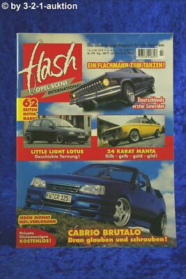 Flash Opel Scene 7/99 Nr. 77 Admiral A Lowrider Manta A