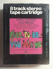 MARLO THOMAS & FRIENDS FREE TO BE YOU AND ME 8 TRACK 1975 ARISTA - SEALED NEW!!