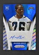 2014 Panini Prizm #AR-MG Marion Grice /50 AUTO Rookie Team Logo Prizm Parallel
