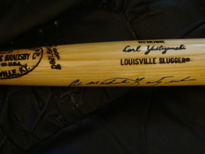 Carl Yastrzemski Autograph Model Bat Full Name Carl Michael
