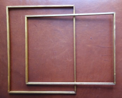 2 Two 1/4'' W Wood Lip Inserts for 14'' x 11'' Picture Art Painting Photo Frame