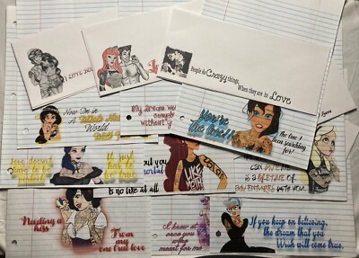 Bad Princess Adult Stationary - 15pg/15en - 9 Designs, Long Dist Boyfriend/Husb