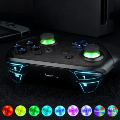 EXTREMERATE Tasten Thumbsticks D-pad Knöpfe DTFS LED Kit für Nintendo Switch Pro Controller