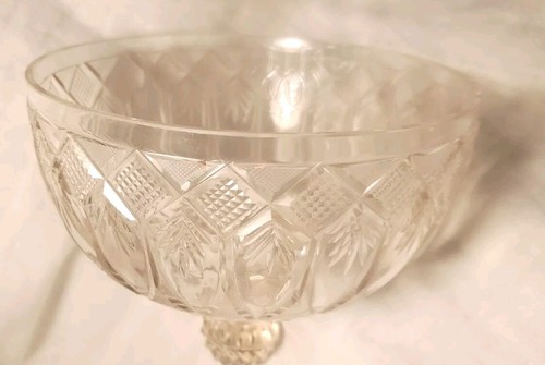 Old Clear Glass Dated 1800s Top Only Cover Sugar Butter Dish Dome Lid 7" X 7" - Picture 8 of 12