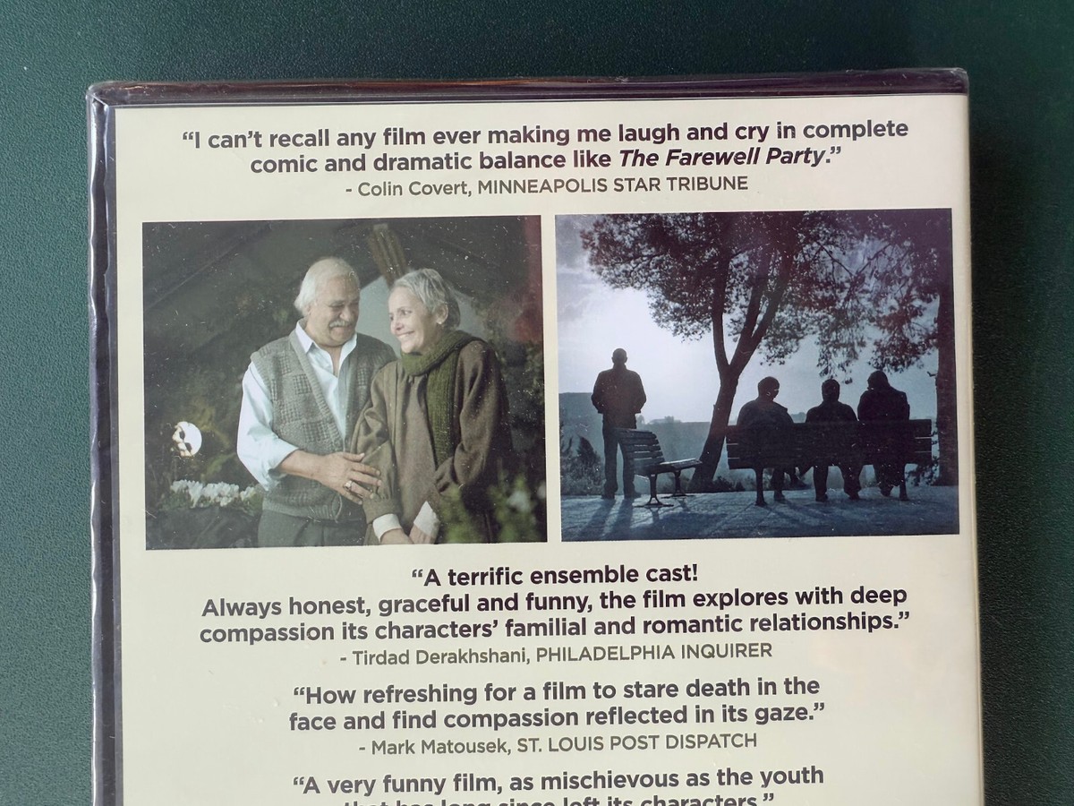 The Farewell Party (DVD) Hebrew w/ English subtitles, MINT, SEALED