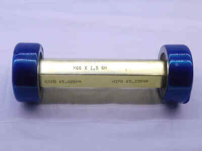 M66 X 1.5 6H METRIC THREAD PLUG GAGE 66 GO NO GO P.D.'S = 65.026 & 65.238 CHECK