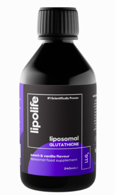 LLG3 Liposomal Glutathione (Peach & Vanilla) 240ml – Lipolife DOUBLE PACK