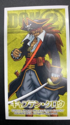 Captain Crow Dragon Quest Monsters Joker 2 Sticker Seal 2010 ...