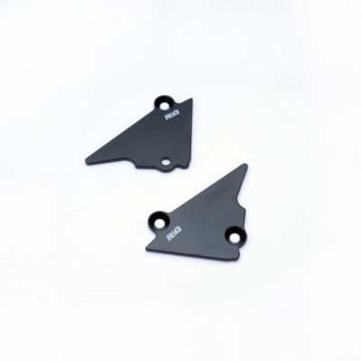 R&G Black Rear Foot Rest Delete Blanking Plates For 19-22 Zero FX ZF3.6 Modular