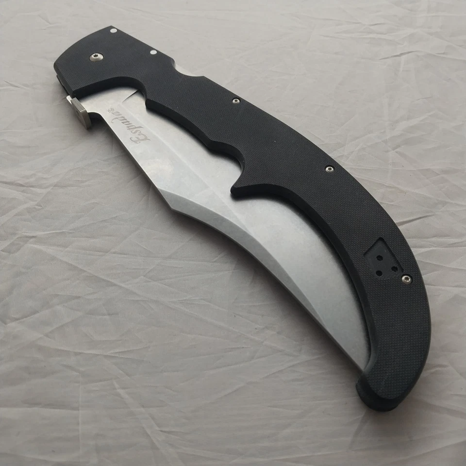 Navaja de bolsillo plegable Cold Steel XL Espada Lockback G10 AUS-10A acero 62MGC Foto 4 de 4