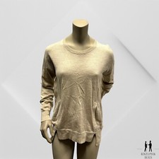 Zadig  Voltaire 100 Merino Wool Knit Beige Knit Sweater Size Medium M