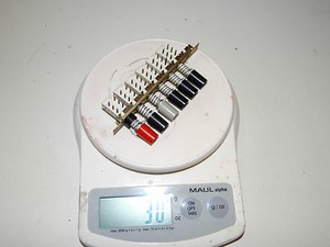 Schalter-Schiene 6er ohne LED für die Norissound Serie u.a. Projektoren W449