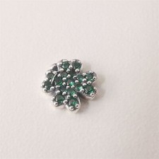 clover petite floating locket charm pandora lucky four-leaf