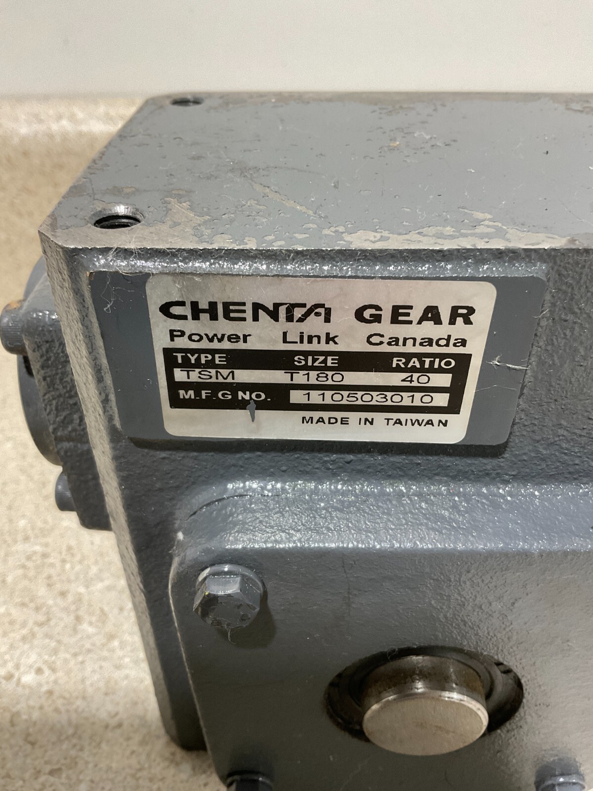 Chenta Gear Type TSM Size T180 Ratio 40 NEW eBay