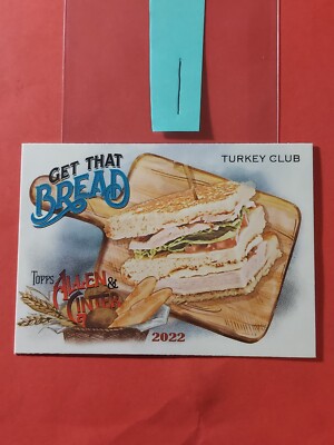 2022 Topps Allen and Ginter Get That Bread #GTB9 Turkey Club, cd1