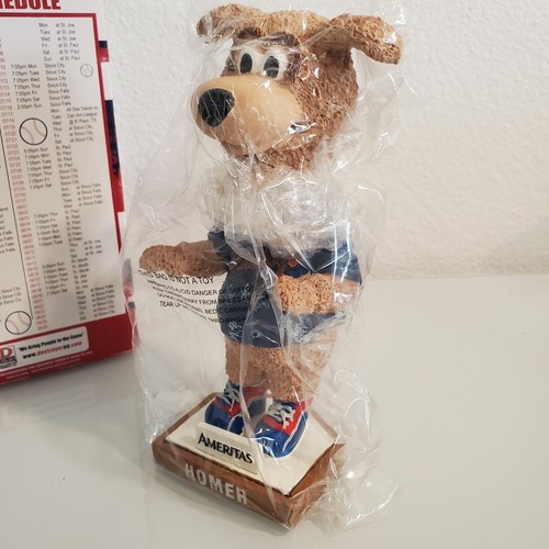 HOMER Lincoln Saltdogs Mascot Bobble Head 2006 SGA Hawaiian Shirt Edition New - Picture 6 of 9
