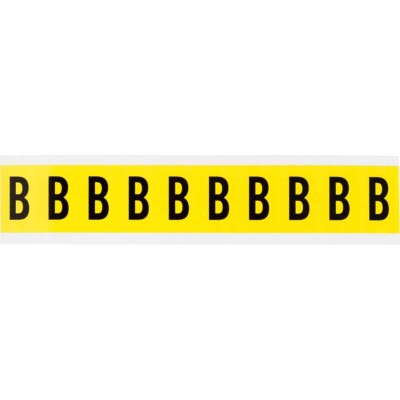 BRADY 3430-B VINYL CLOTH LETTER CARDS ''B''