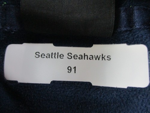 Seattle Seahawks Sweater Mens 3XL XXXL Blue Hoodie Nike Onfield Player Issued - Picture 6 of 12