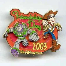 Disney Friendship Day Woody & Buzz Lightyear LE Pin