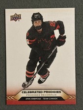 2025-26 UD Tim Hortons Celebrated Prodigies  #CP-15 Erin Ambrose Canada
