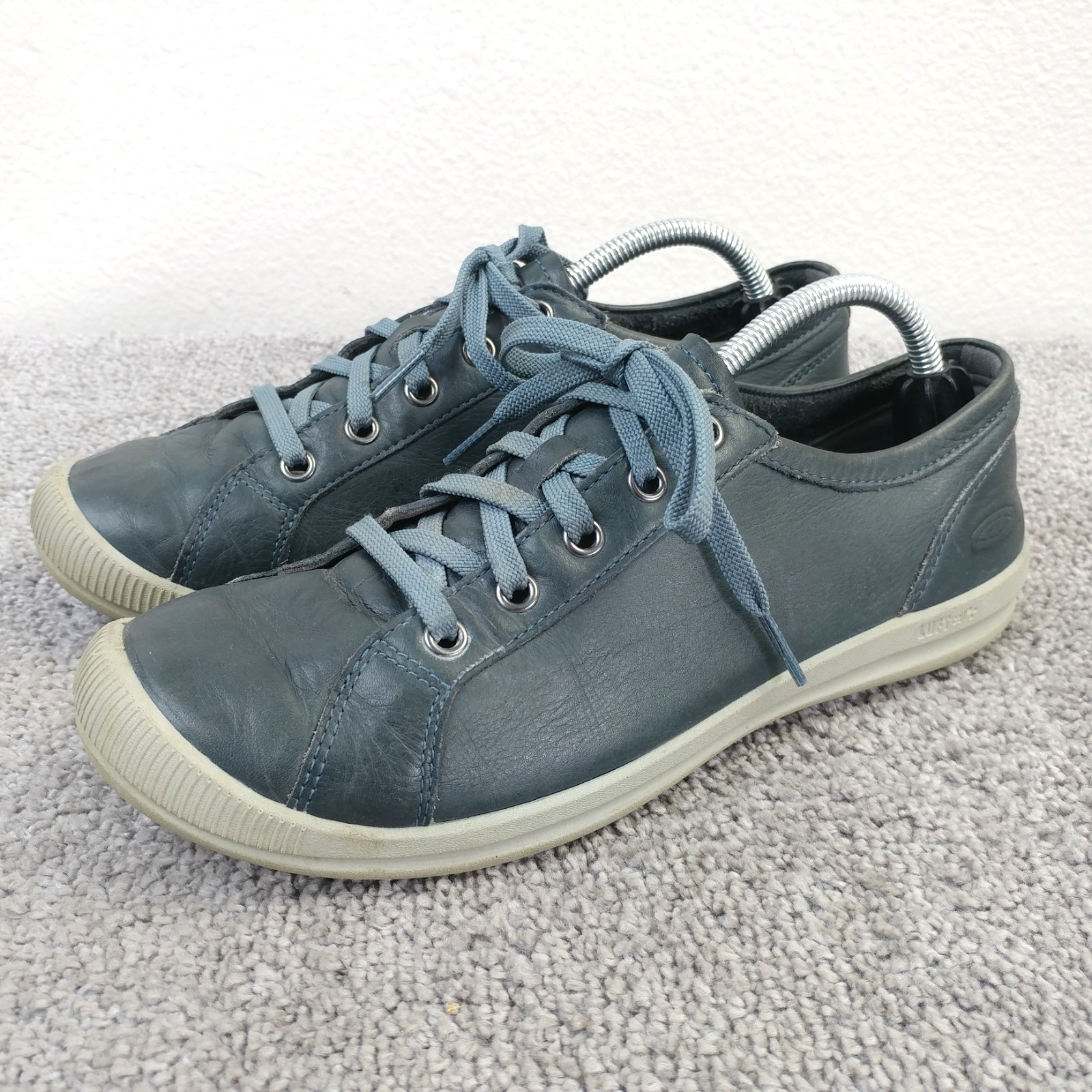 Scarpe Keen Lorelai donna taglia 8 sneakers basse stringate in pelle blu