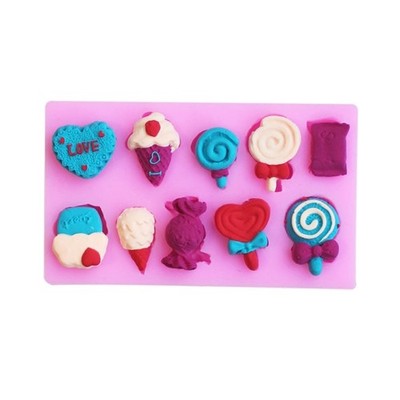 Eisform Silikonform für Kuchen, Schokolade, Keks Dekoration, 12,2 cm