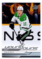 24/25 UD SERIES 2 OSKAR BACK YOUNG GUNS RC SP ROOKIE #465