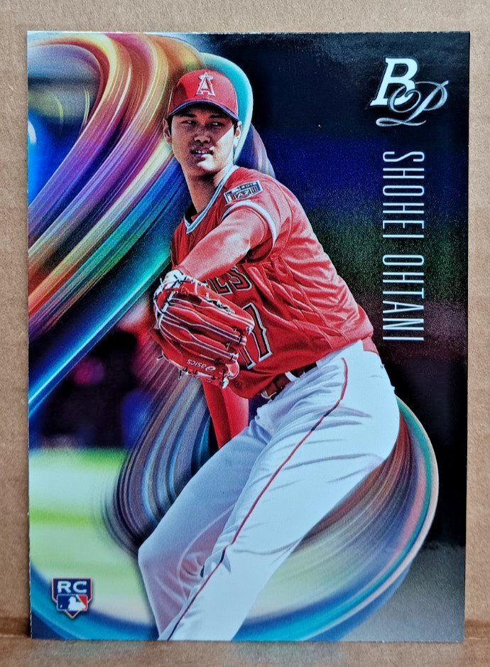 Shohei Ohtani 2018 Bowman Platinum #34 Base (With Glove) Price