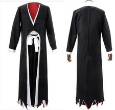 BLEACH JUMP COMICS Kurosaki Ichigo Kimono Cosplay Anime Uniform Set B Sale