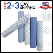 5 Pack Handkerchief Mens Cotton Luxury Hot Silver Gift Box Set, Vintage 40x40...